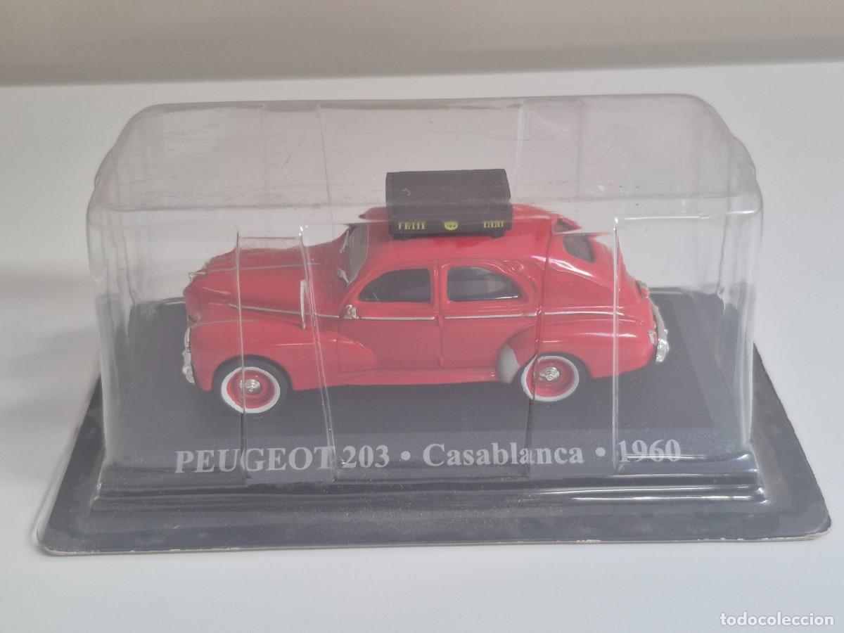 Coches a escala: 1/43 COCHE PEUGEOT TAXI CASABLANCA A&Ntilde;O 1960 TAXI MARRUECOS 1:43 MINIATURA IXO ALTAYA