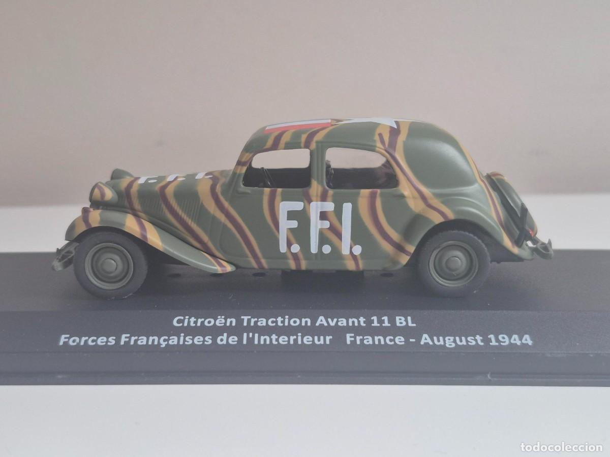 Coches a escala: 1/43 COCHE CITROEN TRACTION AVANT 11 BL RESISTENCIA FRANCESA FFI FORCES FRANCAISES INTERIEUR 1:43