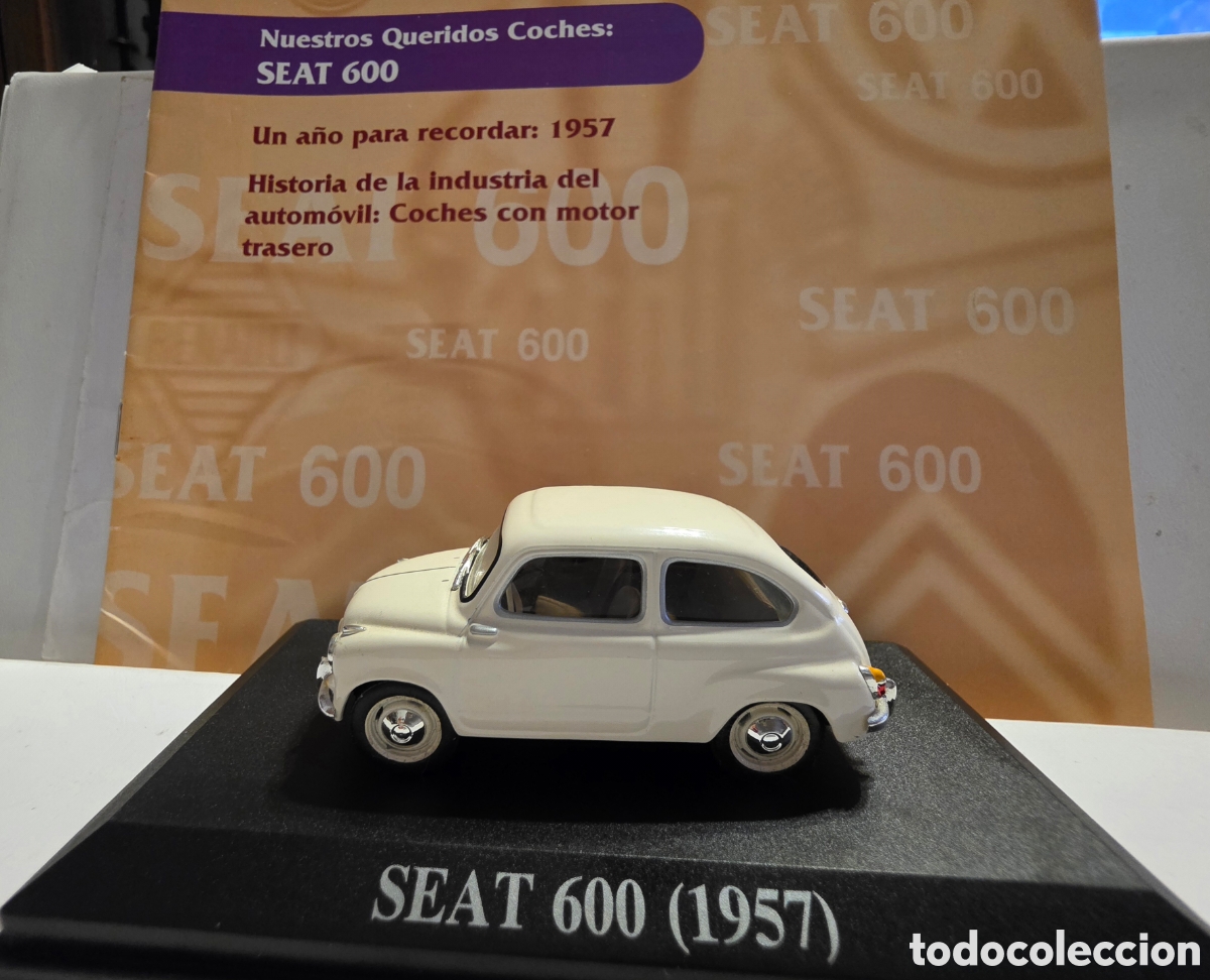 Coches a escala: Seat 600 + fasciculo escala 1/43