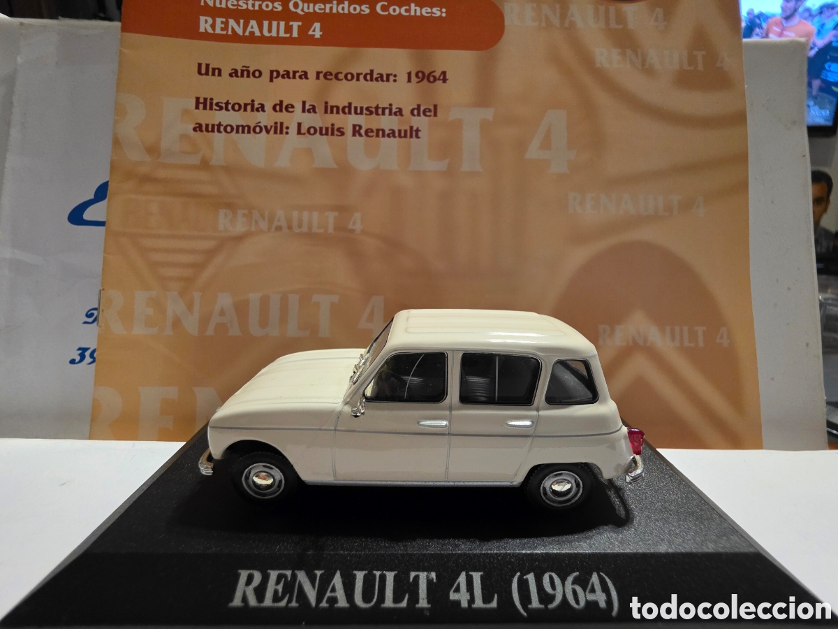 Coches a escala: Renault 4L + fasciculo escala 1/43