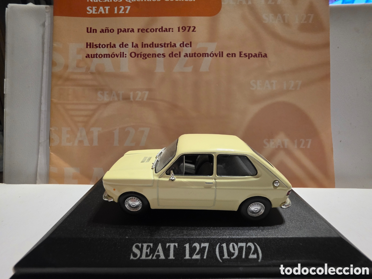 Coches a escala: Seat 127 1972 + fasciculo escala 1/43