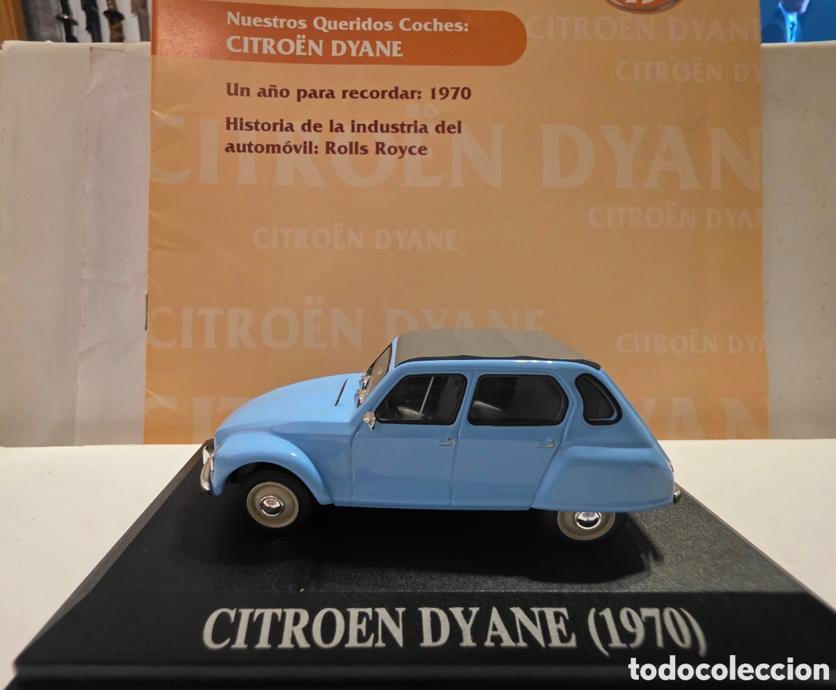 Coches a escala: Citro&euml;n Dyane 6 + fasciculo escala 1/43