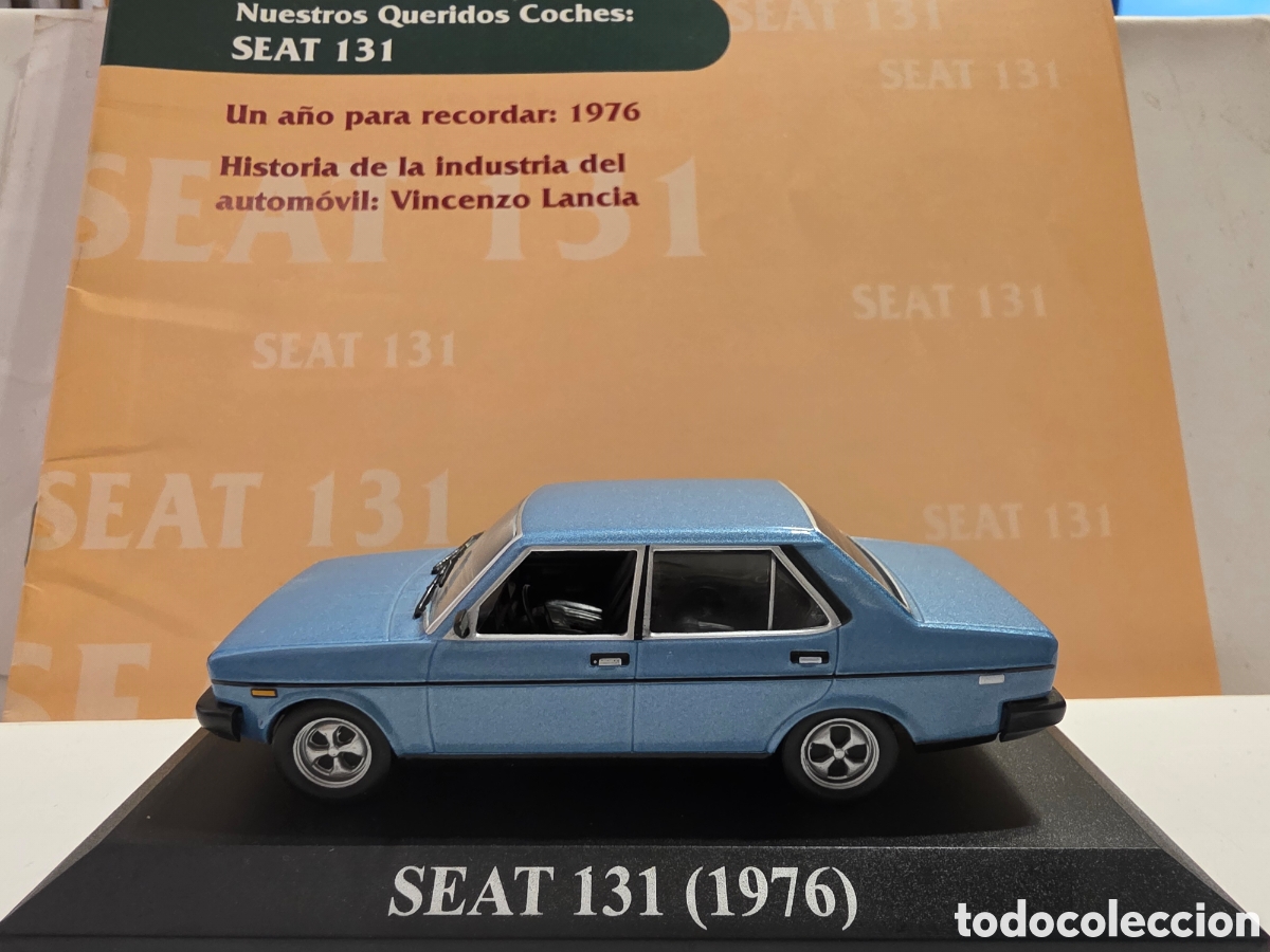 Coches a escala: Seat 131 1976 + fasciculo escala 1/43