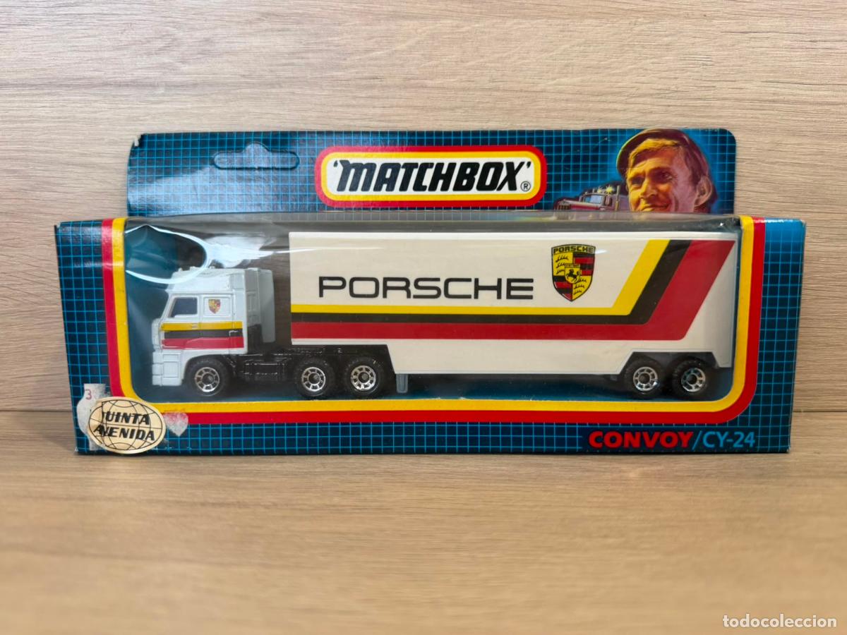 Coches a escala: MATCHBOX CONVOY / CY-24 DAF BOX CAR PORSCHE - con caja
