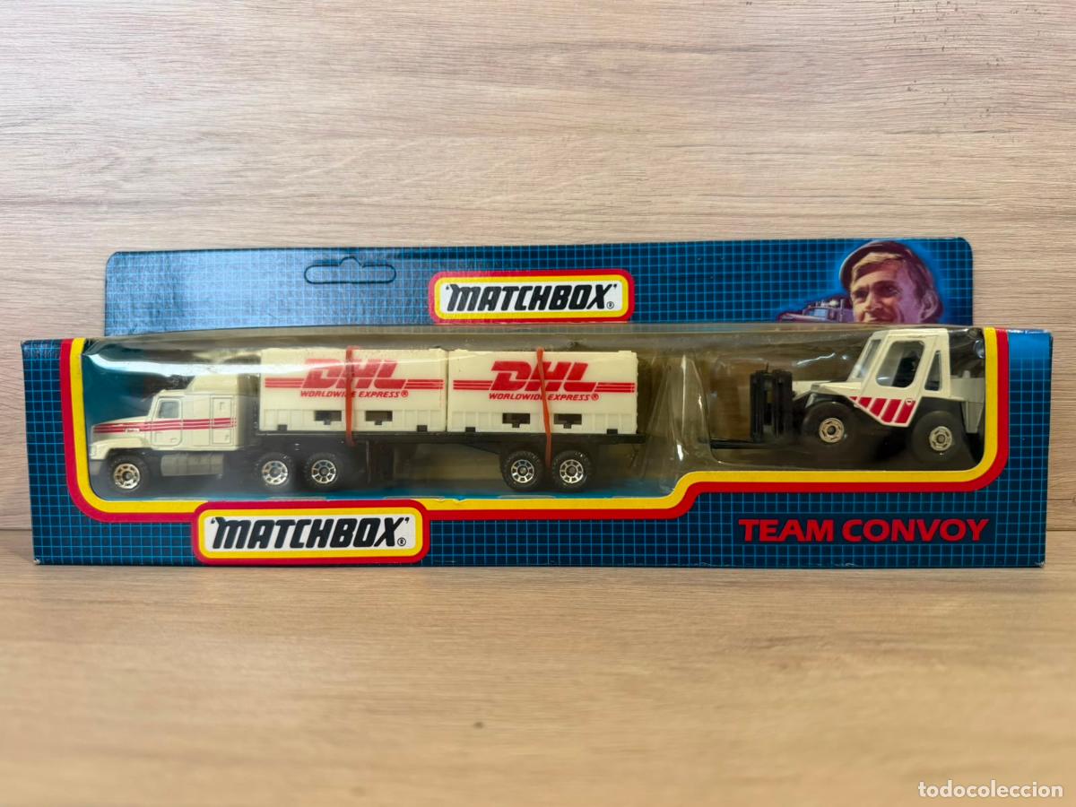 Coches a escala: MATCHBOX TEAM CONVOY TC 18 COFFRET TRANSPORT DHL - con caja