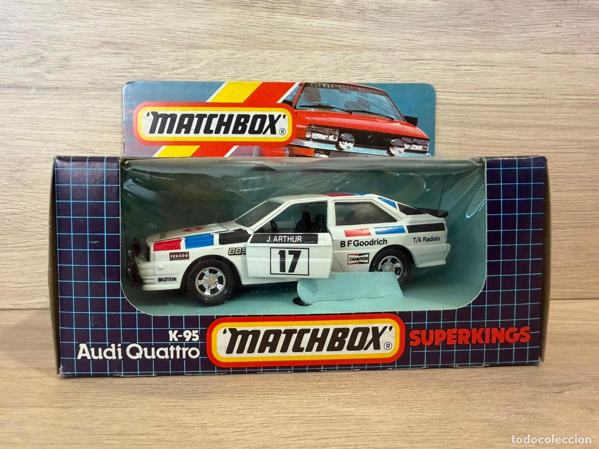 Coches a escala: MATCHBOX K-95 AUDI QUATTRO SUPERKINGS - con caja