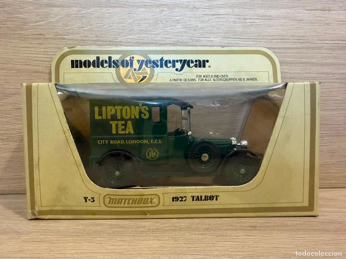 Coches a escala: MATCHBOX Y-5 1927 TALBOT LIPTON'S TEA - MODELS OF YESTERYEAR - con caja