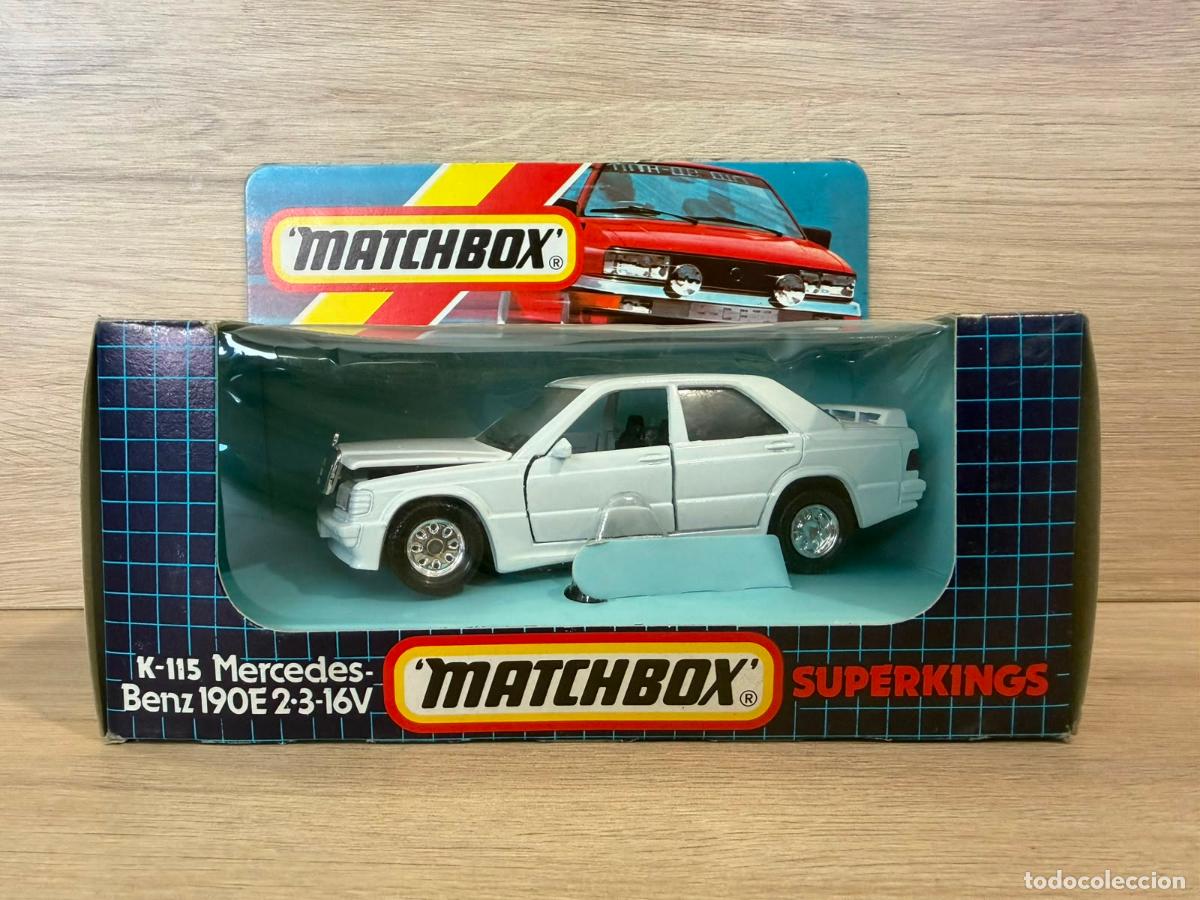 Coches a escala: MATCHBOX K-115 MERCEDES BENZ 190E 2.3-16V SUPERKINGS - con caja