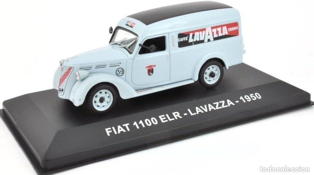 Voitures &agrave; l'&eacute;chelle: FIAT 1100 ELR - LAVAZZA - 1950 CAMIONETA 1:43