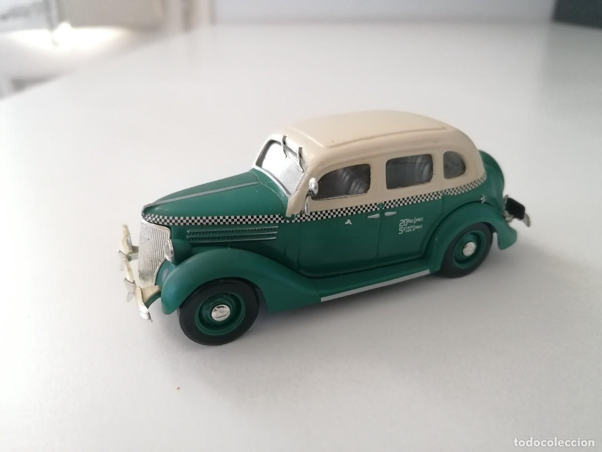Model Cars: Altaya 1/43 Ford V8 Taxi Chicago 1936 Buen Estado