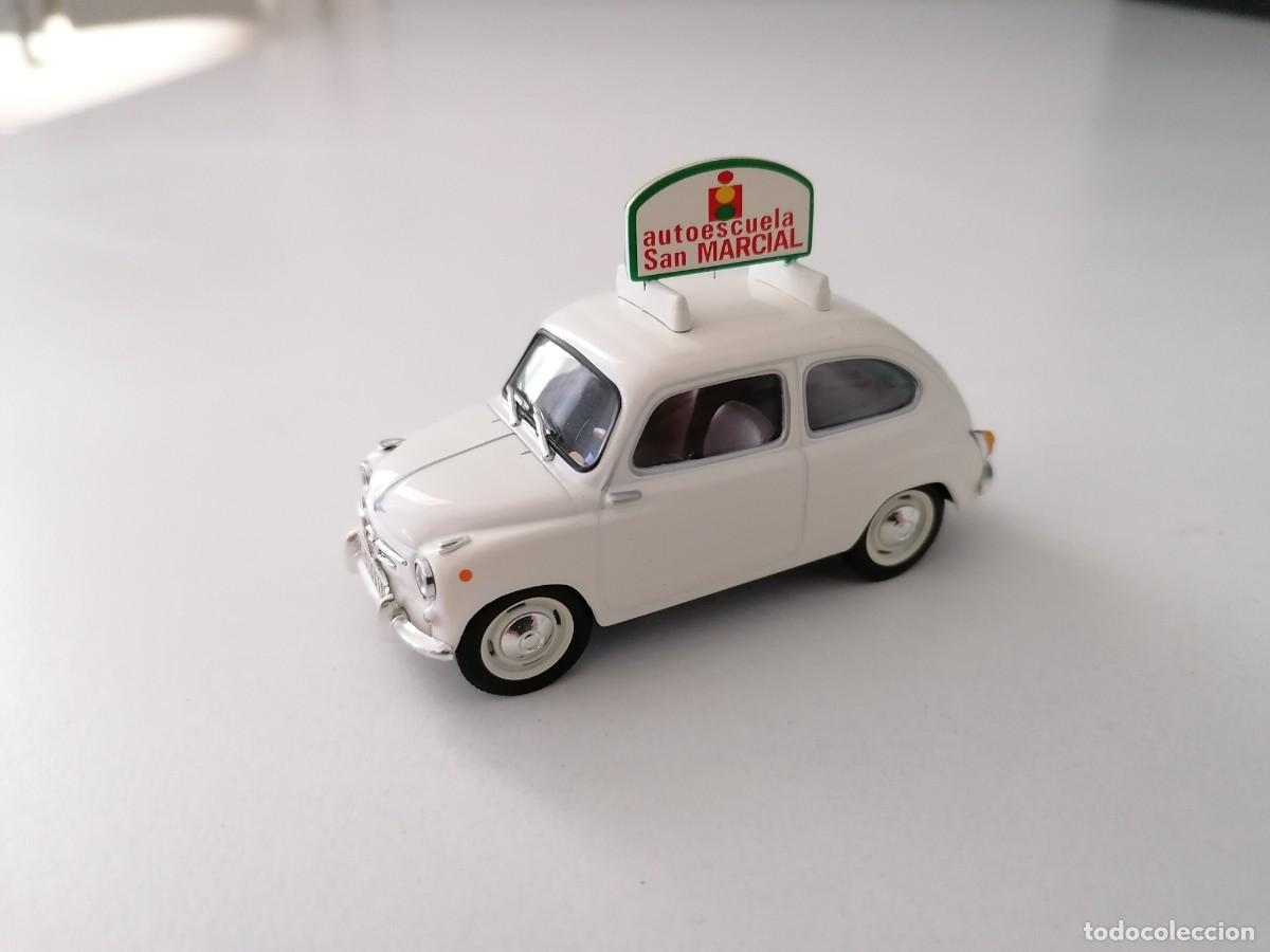 Model Cars: Altaya 1/43 Seat 600 Auto Escuela San Marcial 1957 Buen Estado