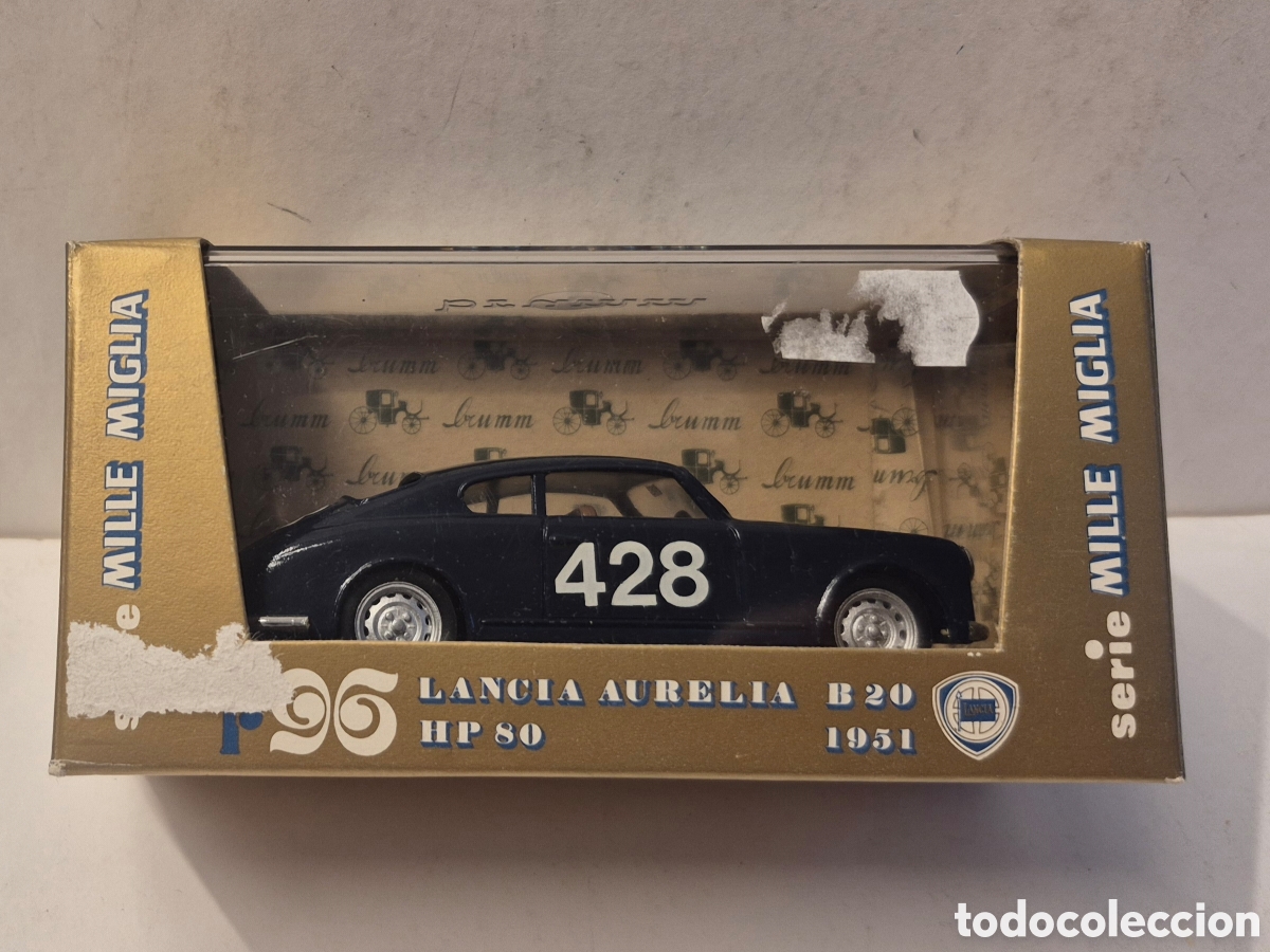 Model Cars: BRUMM SERIE ORO 96- LANCIA AURELIA B20 HP 80 1951, 1/43 NUEVO