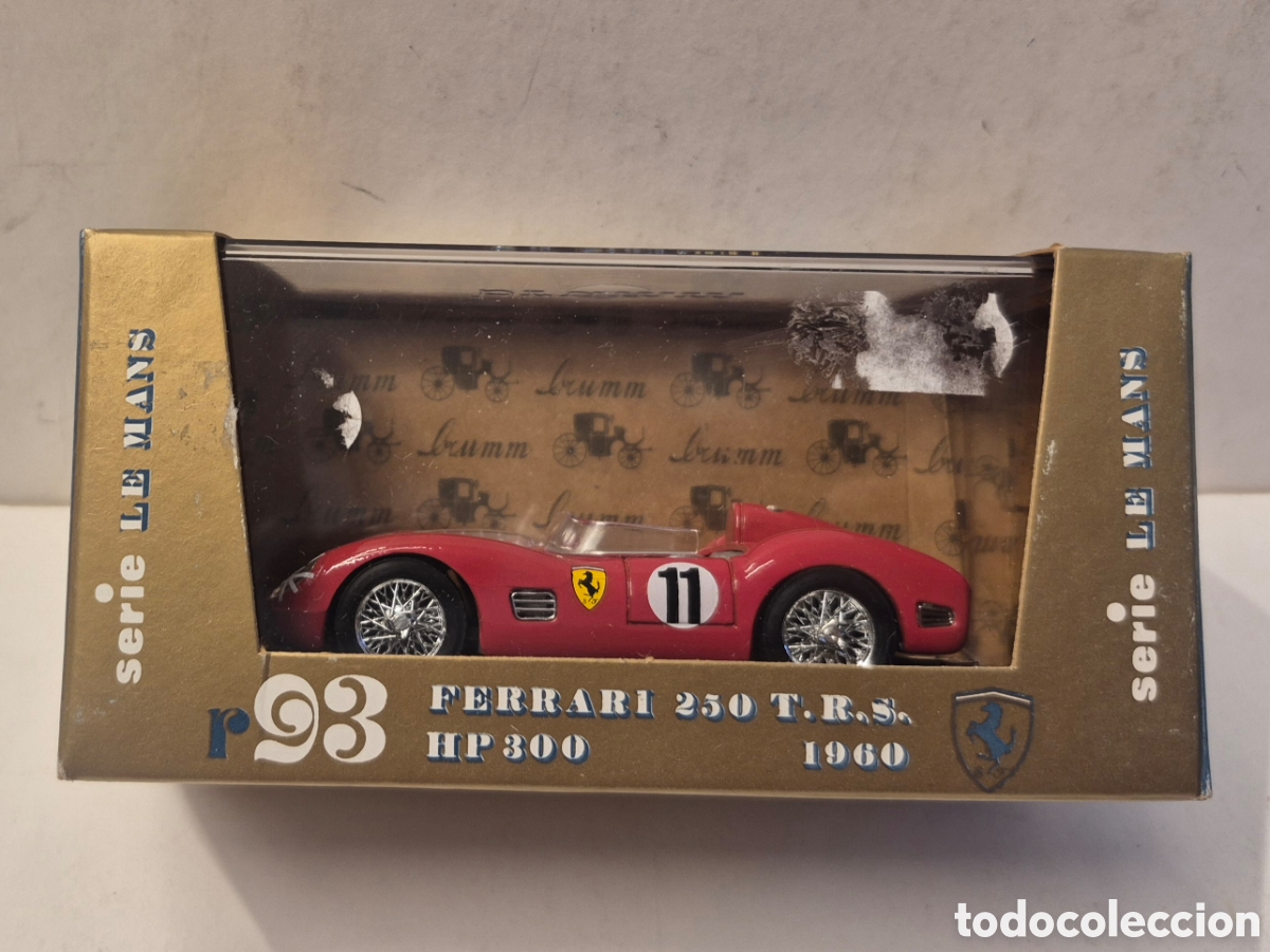 Model Cars: BRUMM SERIE ORO LE MANS 93- FERARI 250 T.R.S. HP300 1960, 1/43 NUEVO