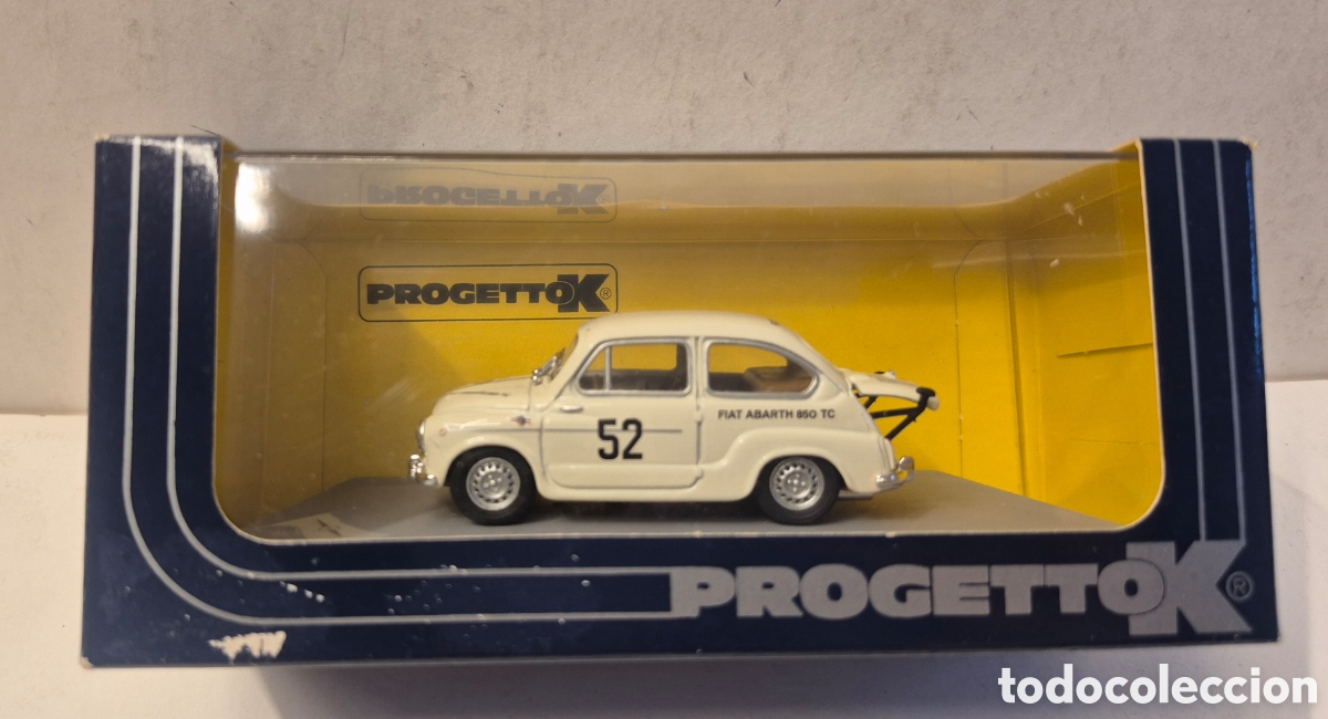 Model Cars: PROGETTOK AUTOMODELLI PK 124- FIAT ABARTH 850 TC 1&ordm; NURBURGRINIG 1961, 1/43 NUEVO