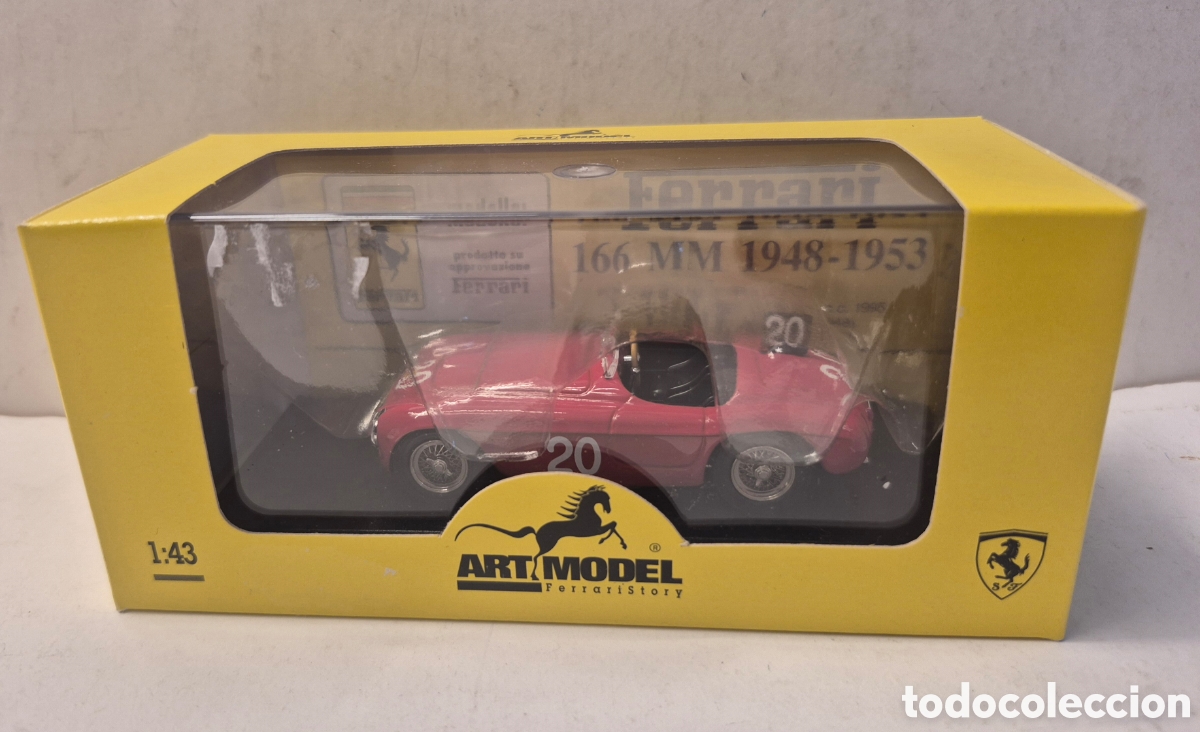 Model Cars: ARTMODEL FERRARI STORY ART024- FERRARI 166 MM SPA 1949 CHINETTI, 1/43 NUEVO