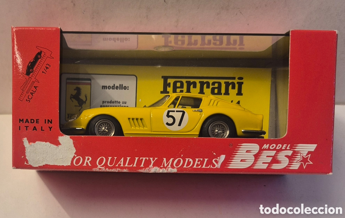 Modellautos: MODEL BEST 9083- FERRARI 275 GTB/4 LE MANS 1966 NOBLET-DUBOIS, 1/43 NUEVO