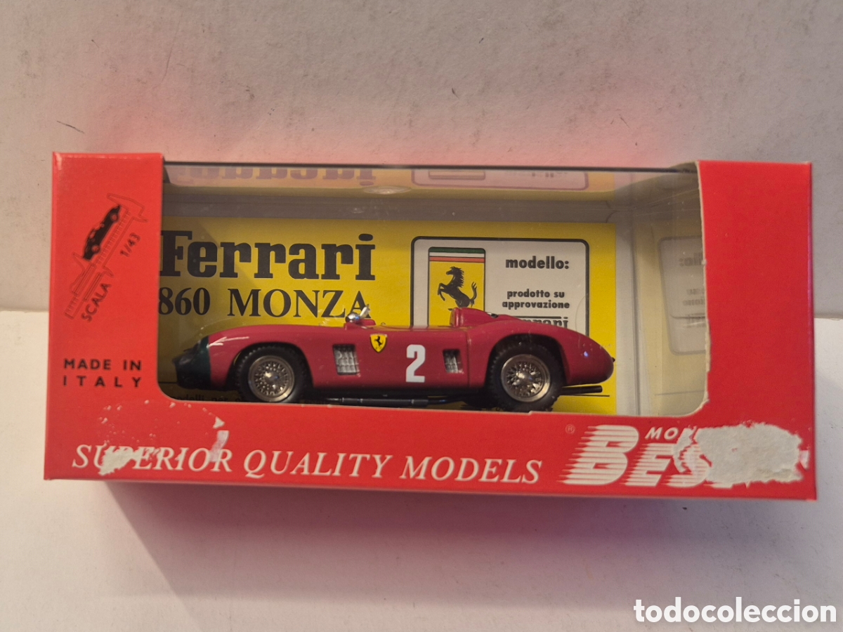 Model Cars: MODEL BEST 9096- FERRARI 860 MONZA NURBURGRING 1956 A. DE PORTAGO, 1/43 NUEVO