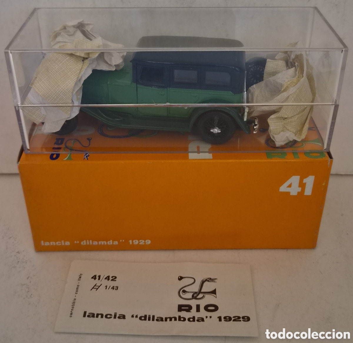 Model Cars: RIO 41- COCHE LANCIA DILAMBDA 1929, ESCALA 1:43. NUEVO PRECINTADO