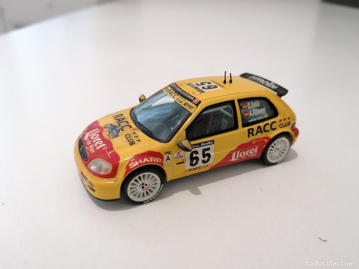 Voitures &agrave; l'&eacute;chelle: Altaya 1/43 Citro&euml;n Saxo Super 1600 Roman&iacute; Sol&agrave; Rally Catalunya 2002 Buen Estado