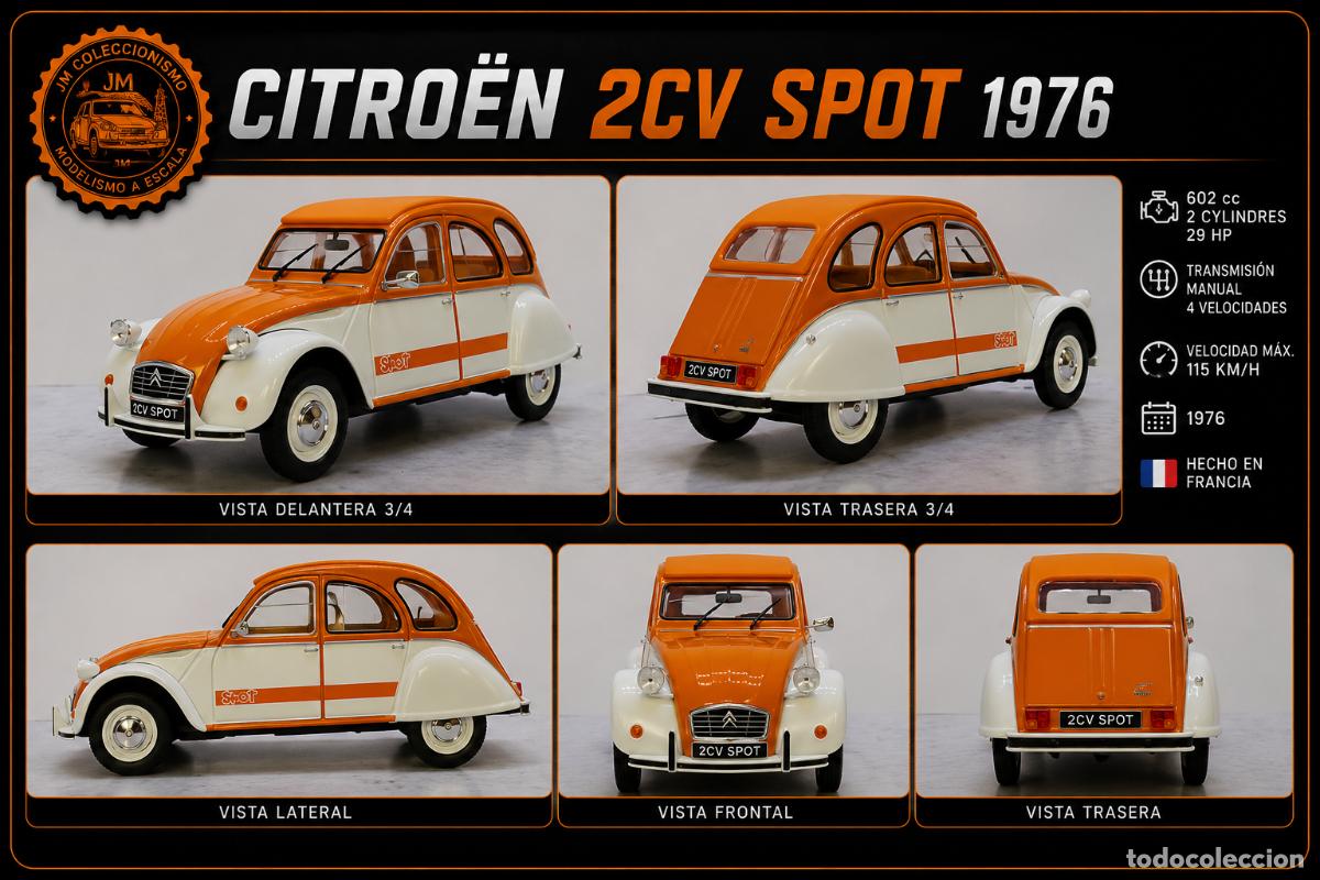 Coches a escala: Citroen 2CV Spot 1976