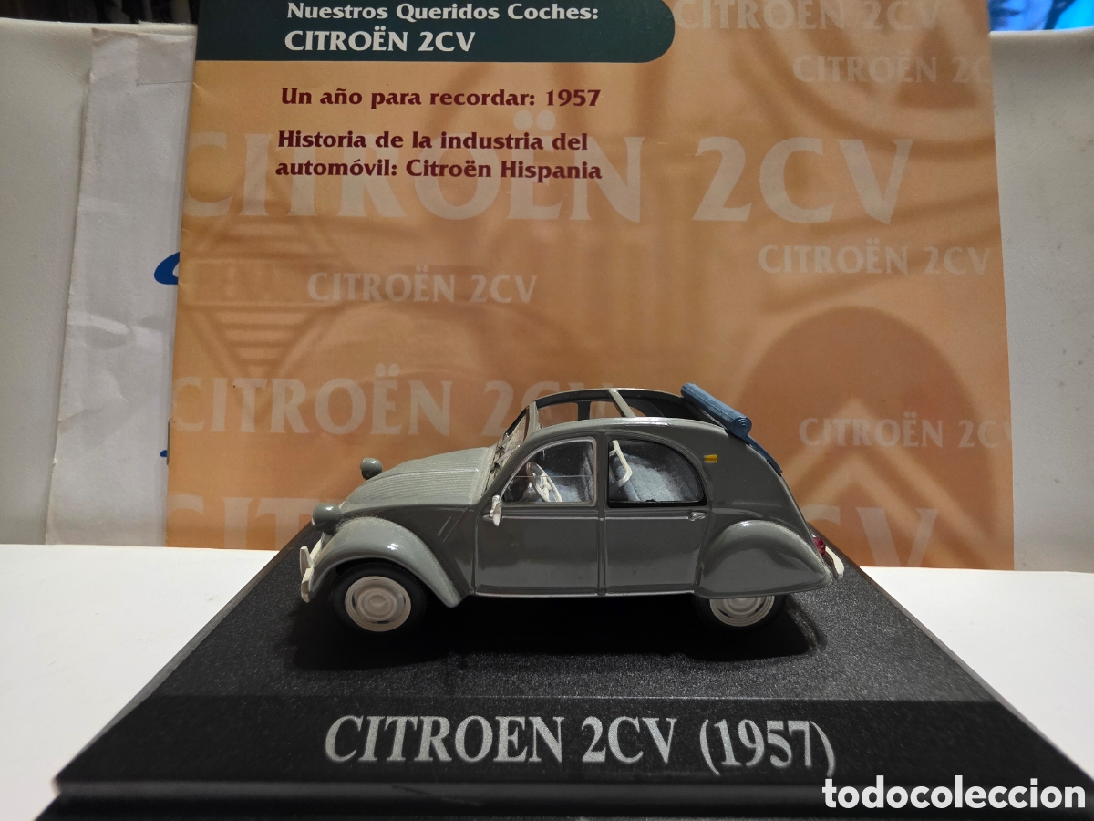 Coches a escala: Citro&euml;n 2CV + fasciculo escala 1/43