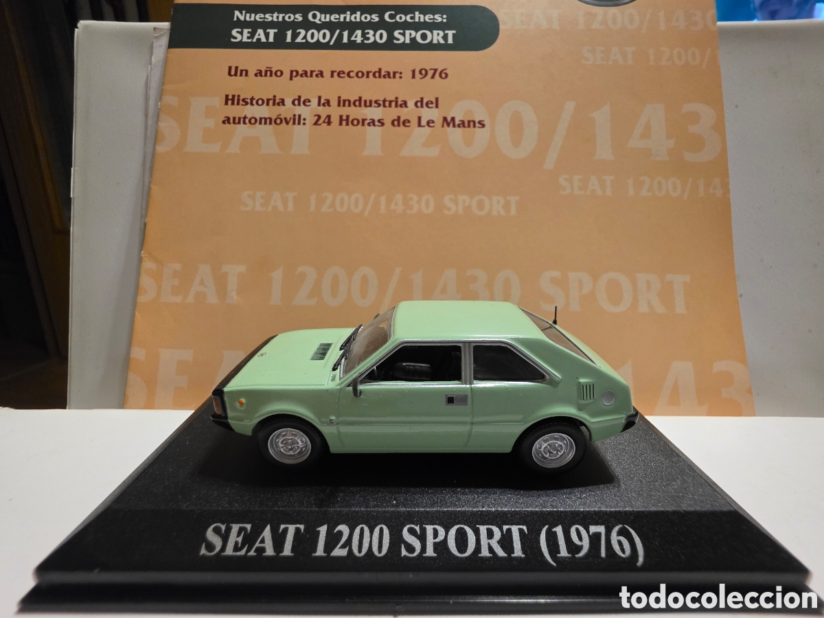 Coches a escala: Seat 1200 Sport + fasciculo escala 1/43