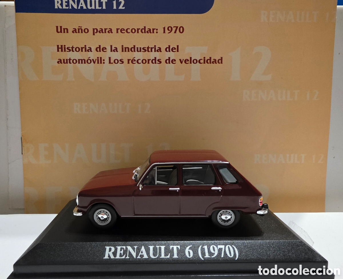 Coches a escala: Renault 6 + fasciculo escala 1/43