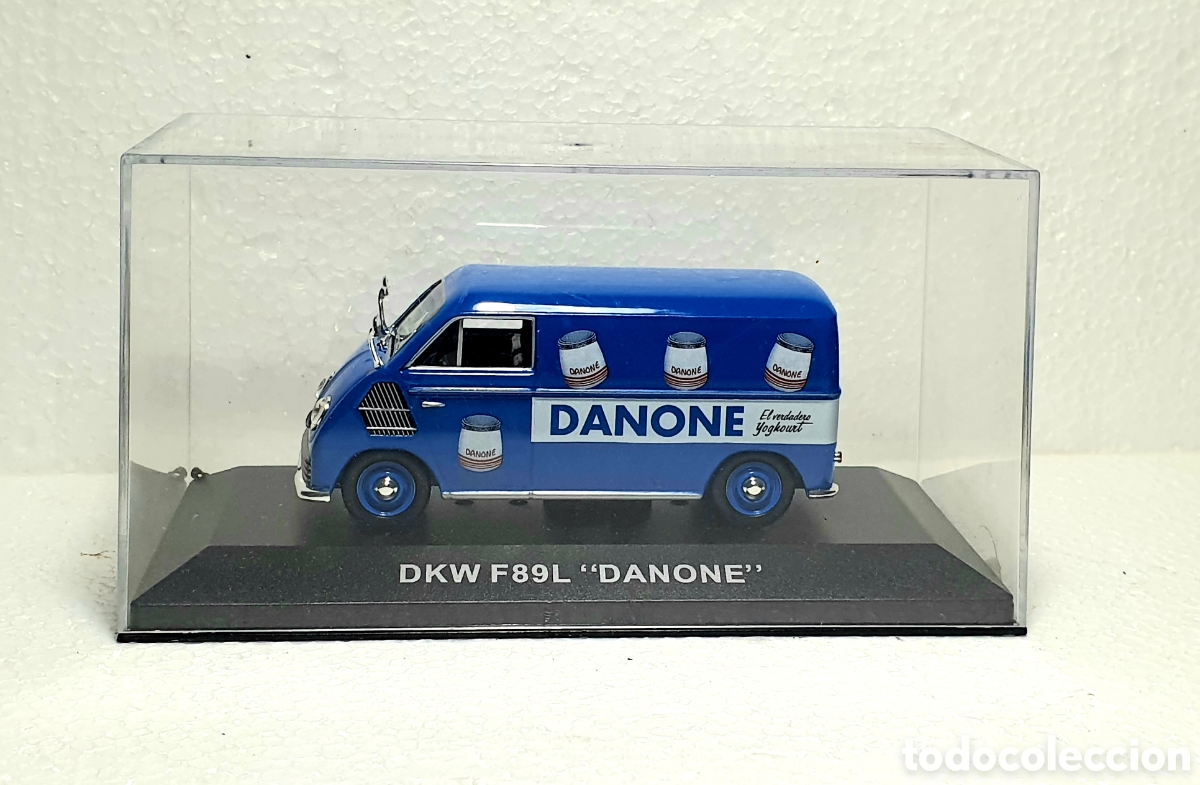 Coches a escala: DKW F89L DANONE *** COLECCION FURGONETAS DE ANTA&Ntilde;O