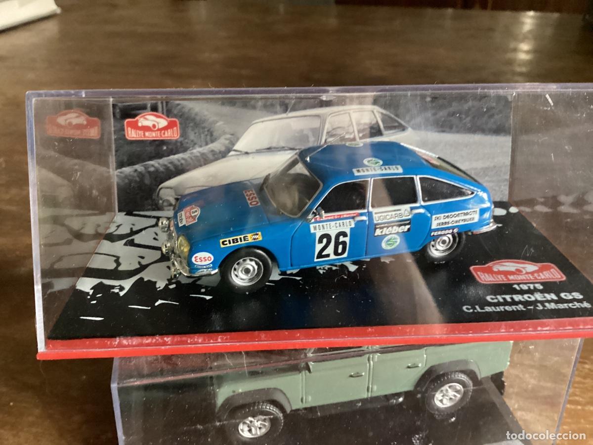 Coches a escala: MAQUETA COCHE METAL CITRO&Euml;N GS 1975. LAURENT / MARCH&Eacute;. 43 RALLYE MONTE CARLO.