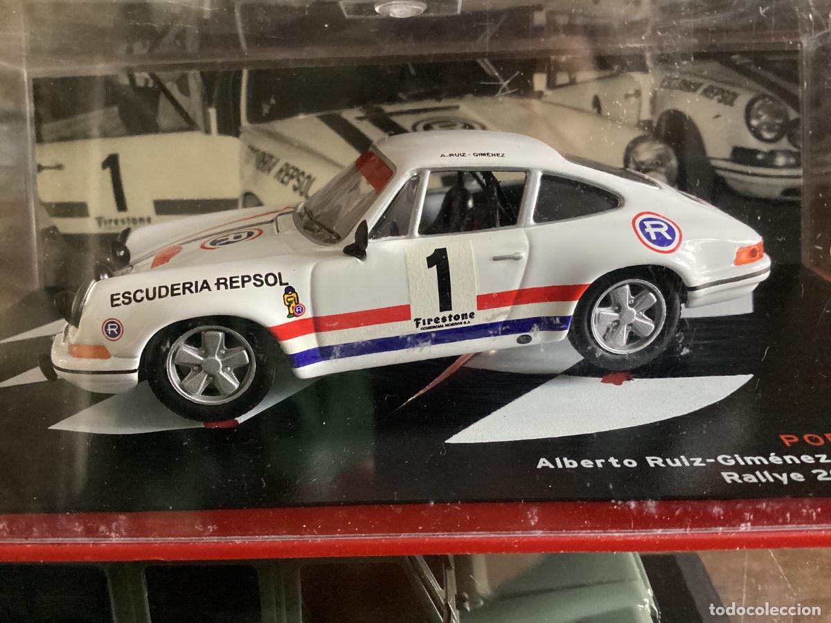 Coches a escala: MAQUETA METAL COCHE PORSCHE 911 S. 2&ordm; RALLYE 2000 VIRAJES. 1970. RUIZ-GIM&Eacute;NEZ / MU&Ntilde;OZ.