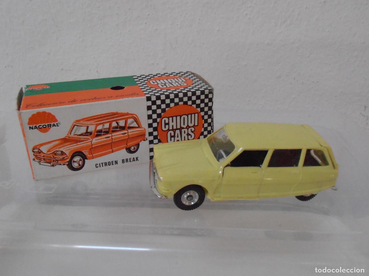 Coches a escala: COCHE CHIQUI CARS NACORAL, CITROEN BREAK, REF 2022 CAJA ORIGINAL, EXCELENTE ESTADO, MADE IN SPAIN