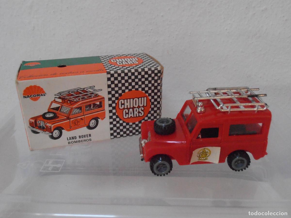 Coches a escala: COCHE CHIQUI CARS NACORAL, LAND ROVER BOMBER REF 2028 CAJA ORIGINAL, EXCELENTE ESTADO, MADE IN SPAIN