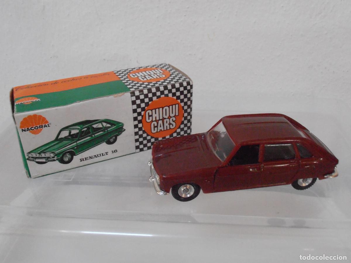 Coches a escala: COCHE CHIQUI CARS NACORAL, RENAULT 16 REF 2009 CAJA ORIGINAL, EXCELENTE ESTADO, MADE IN SPAIN