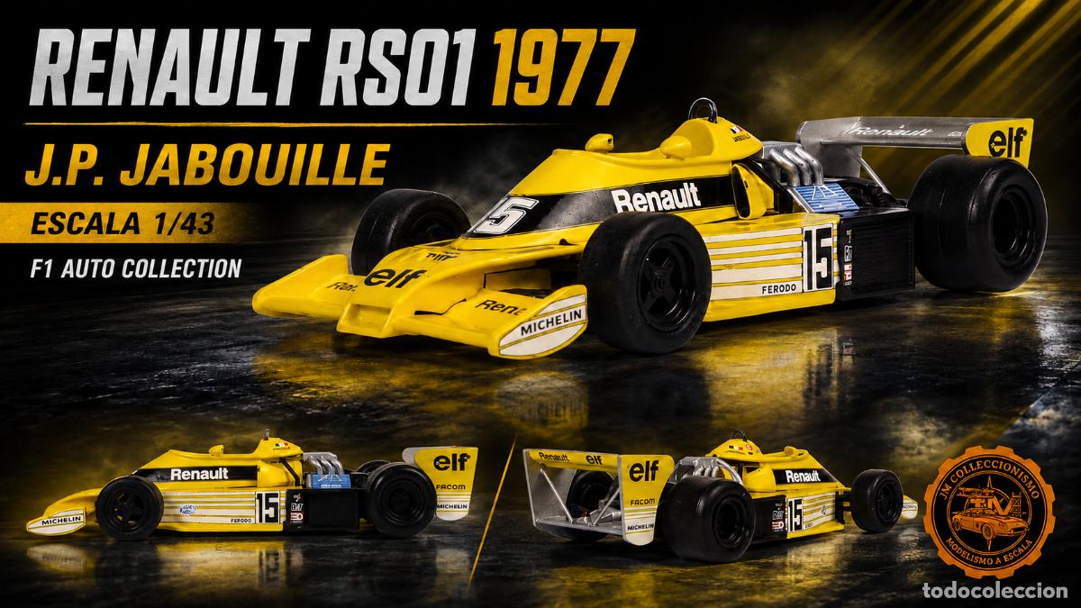 Voitures &agrave; l'&eacute;chelle: Renault RS01 1977 - J.P. Jabouille