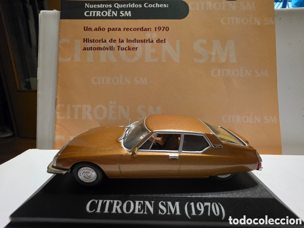 Coches a escala: Citro&euml;n SM 1970 Escala 1/43 + fasciculo.