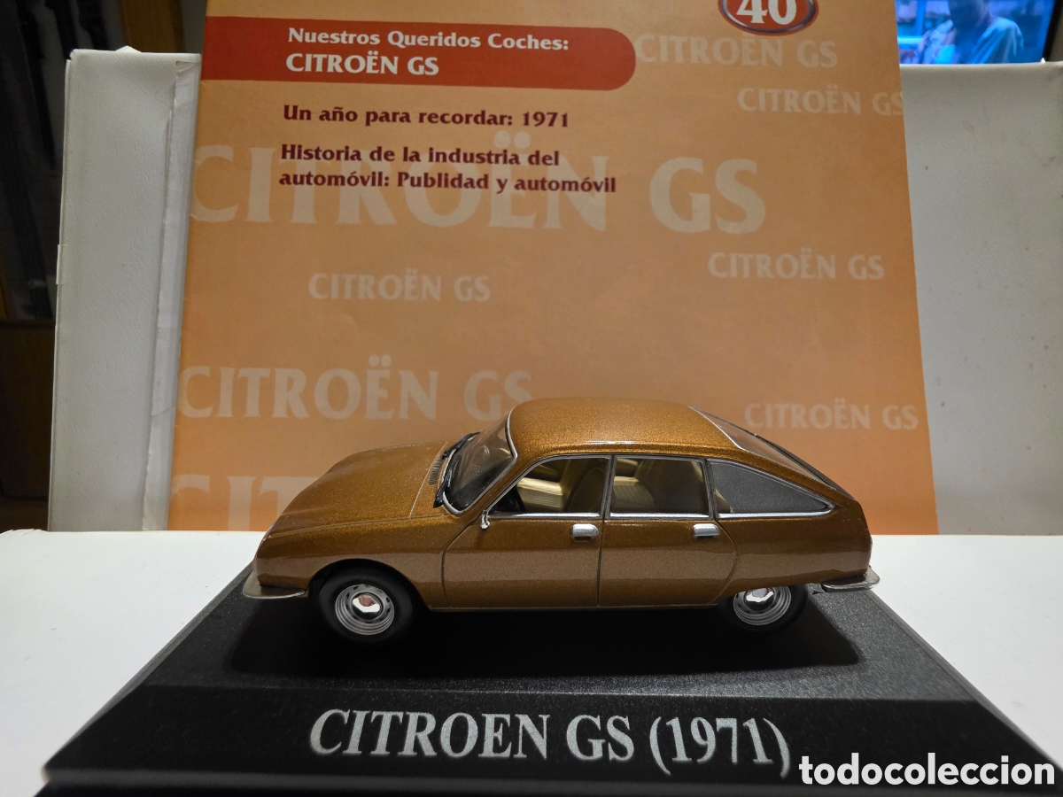 Coches a escala: Citro&euml;n GS 1971 + Fasc&iacute;culo escala 1/43
