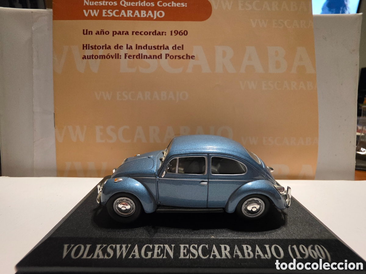 Coches a escala: Volkswagen Escarabajo + fasciculo escala 1/43