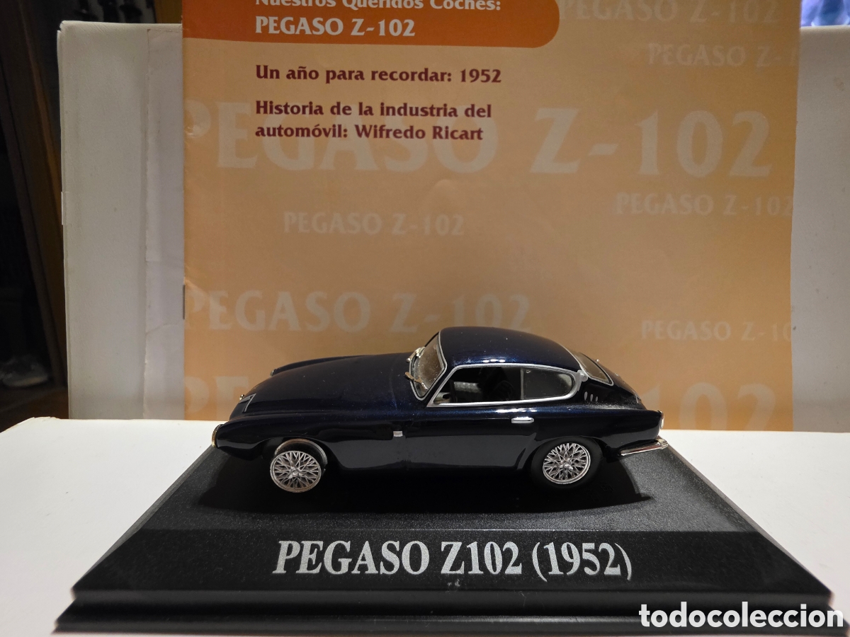 Coches a escala: Pegaso Z102 1952 + fasciculo escala 1/43