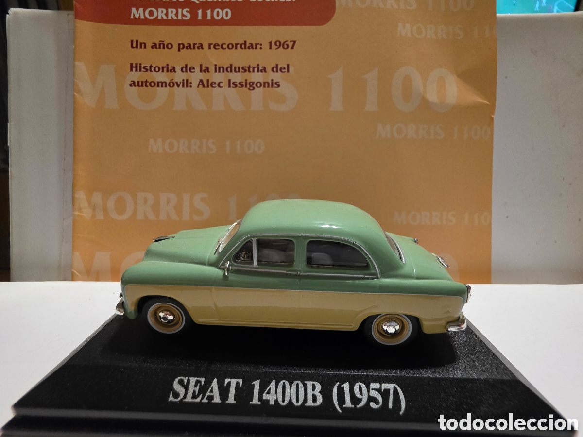 Coches a escala: Seat 1400B 1957 + fasciculo escala 1/43