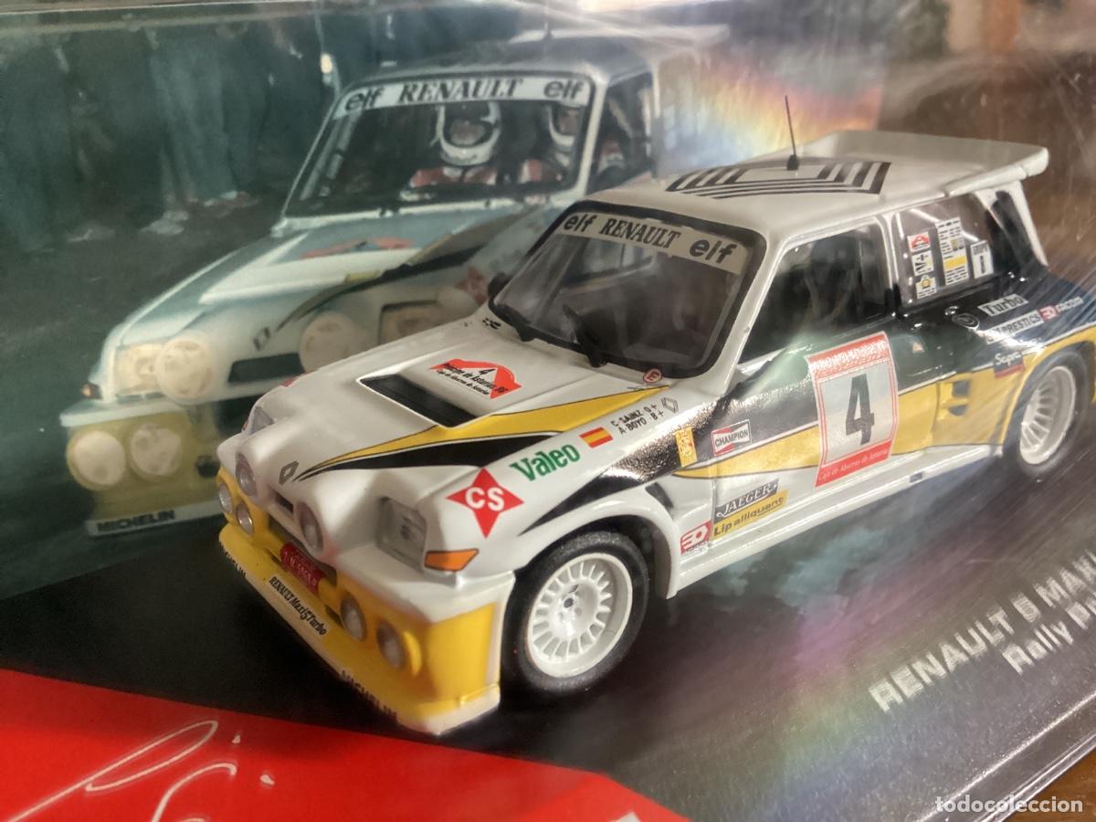 Coches a escala: MAQUETA COCHE METAL RENAULT 5 MAXI TURBO 1986. RALLYE PR&Iacute;NCIPE DE ASTURIAS. CARLOS SAINZ.