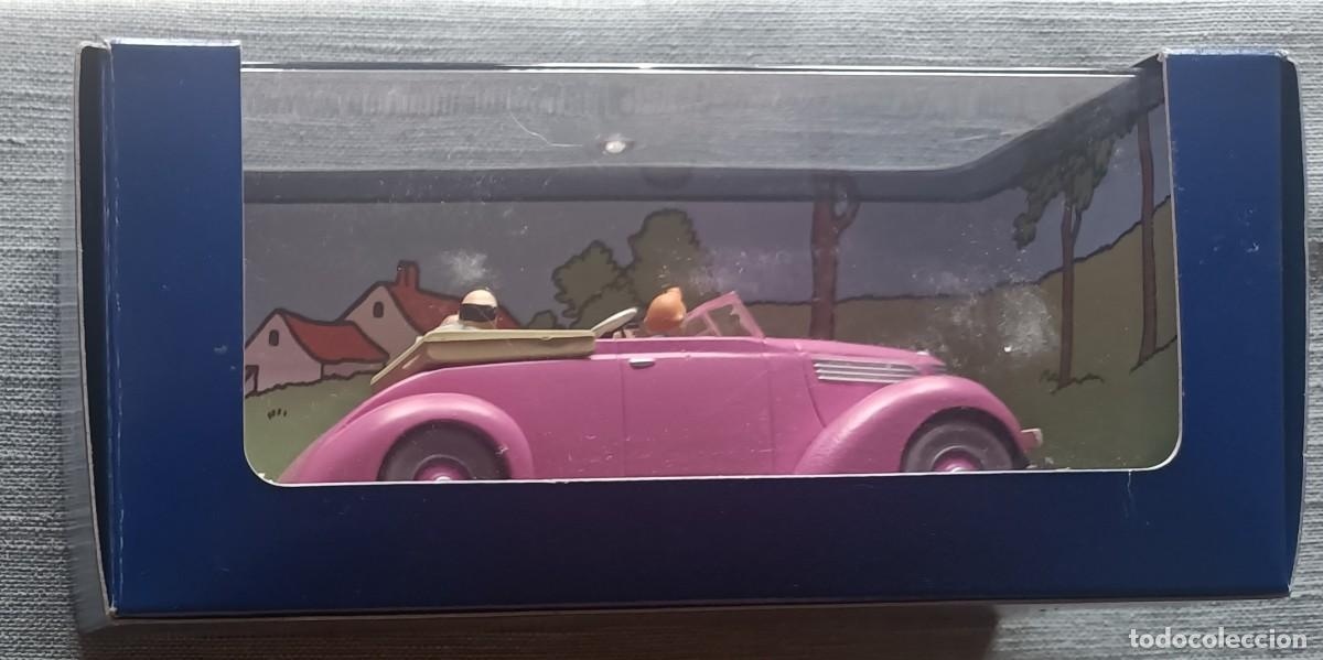 Coches a escala: Tintin Coche Atlas 69 Le cabriolet Ford V8 Cetro de Otokar Ed. francesa