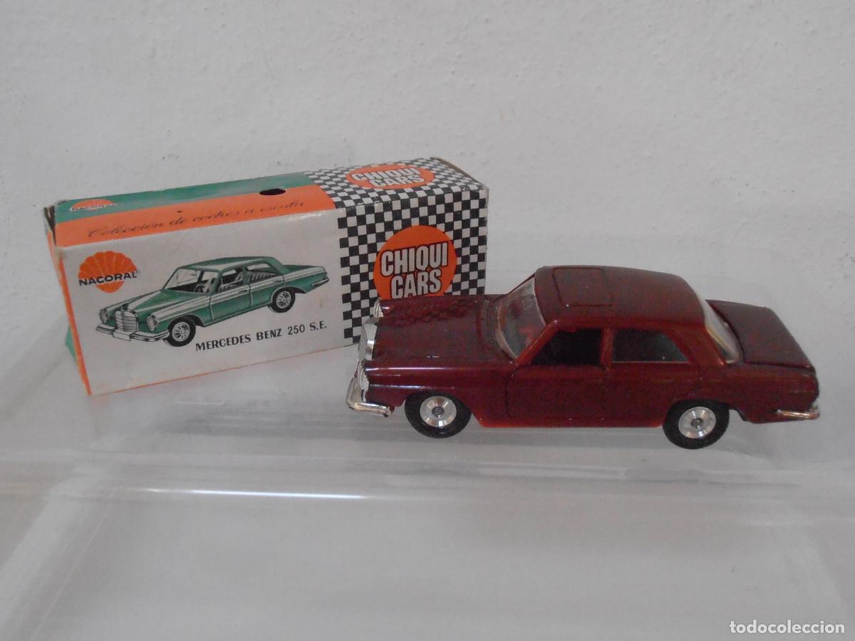 Coches a escala: COCHE CHIQUI CARS NACORAL, MERCEDES BENZ 250 REF 2012 CAJA ORIGINAL, EXCELENTE ESTADO, MADE IN SPAIN