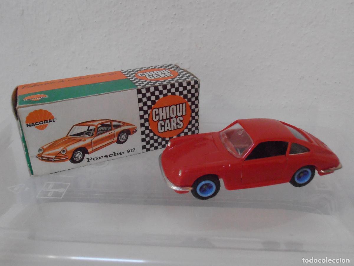 Coches a escala: COCHE CHIQUI CARS NACORAL, PORSCHE 912 REF 2010 CAJA ORIGINAL, EXCELENTE ESTADO, MADE IN SPAIN