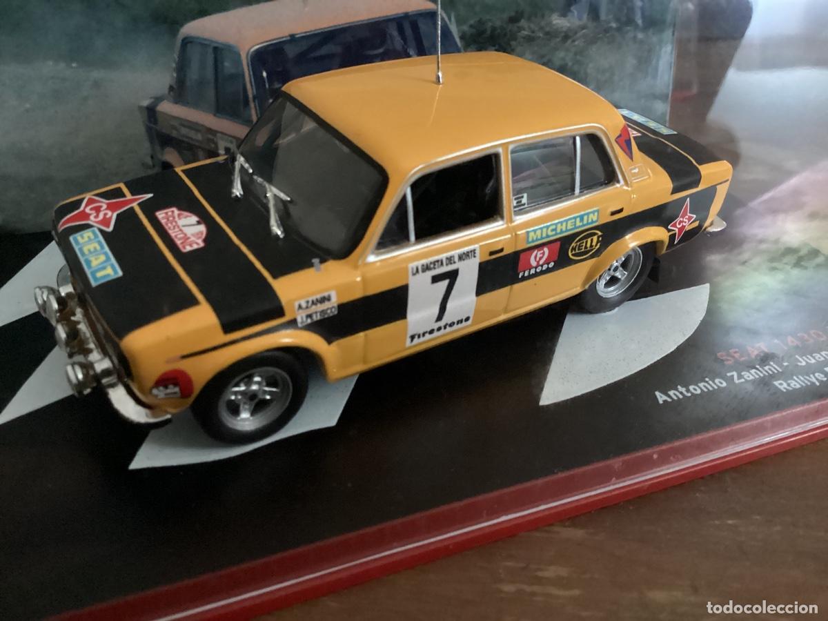Coches a escala: MAQUETA COCHE METAL SEAT 1430 FU 1800. ZANINI / PETISCO. RALLYE FIRESTONE. 1976.