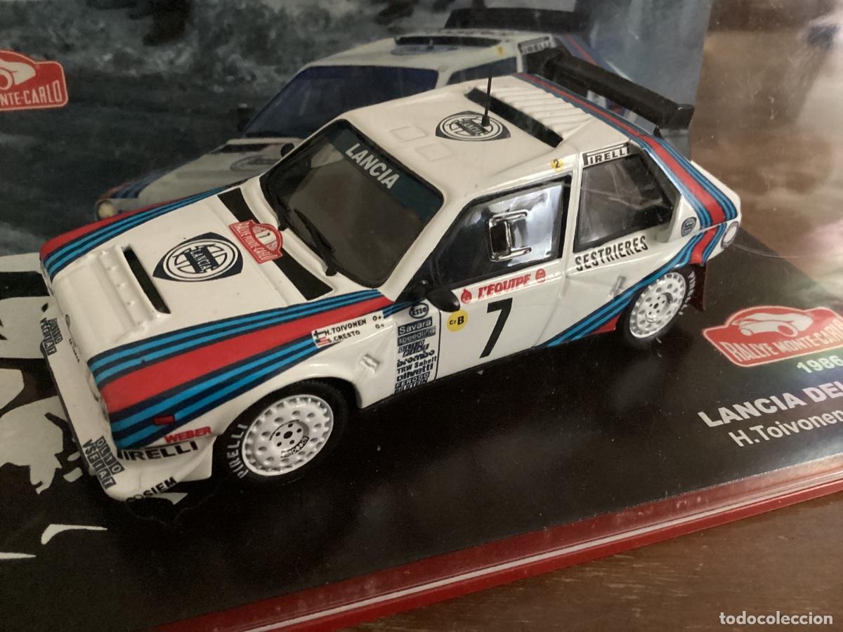 Coches a escala: MAQUETA COCHE METAL LANCIA DELTA S4. TOIVONEN / CRESTO. RALLYE MONTECARLO 1986.