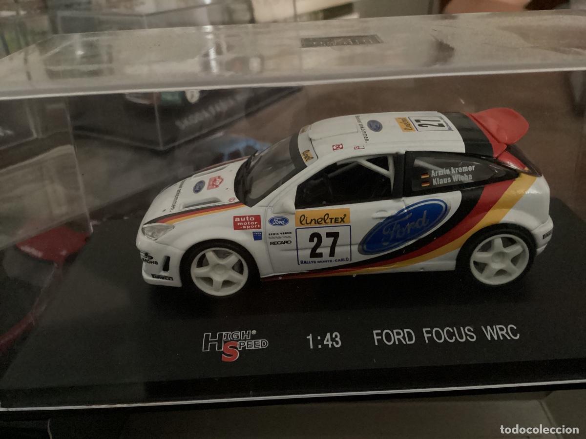 Coches a escala: MAQUETA COCHE METAL FORD FOCUS WRC. HIGH SPEED.