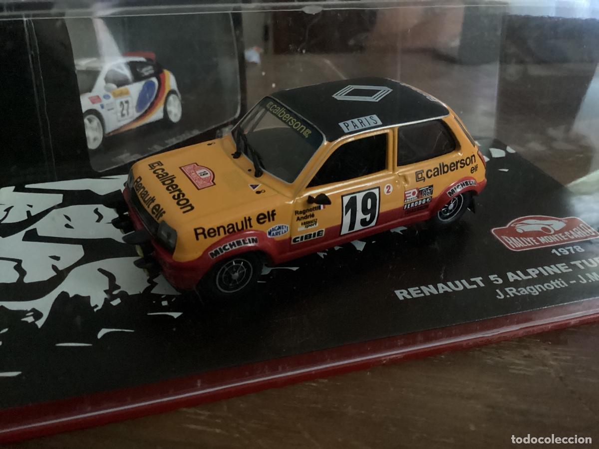 Coches a escala: MAQUETA COCHE METAL RENAULT 5 ALPINE TURBO. RAGNOTTI / ANDRI&Eacute;. RALLYE MONTECARLO. 1978.
