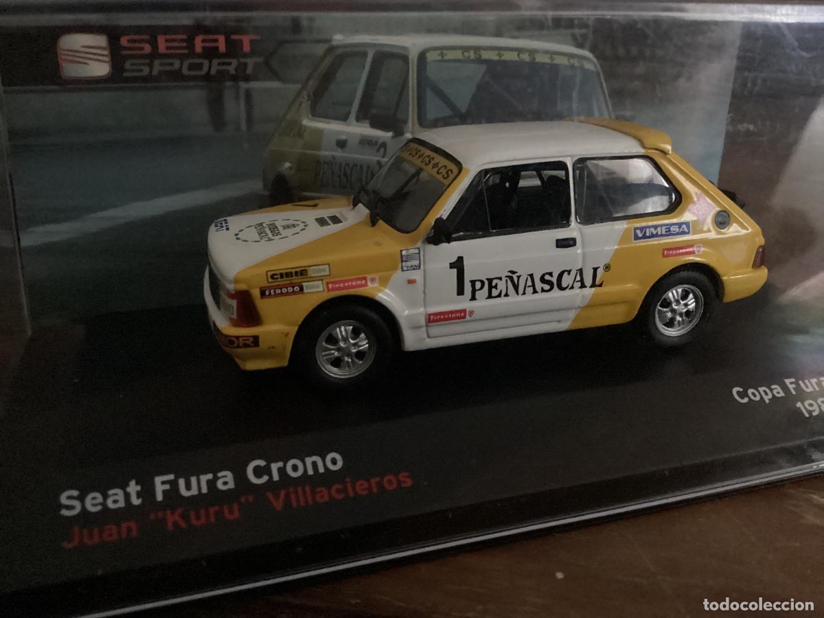Coches a escala: MAQUETA COCHE METAL SEAT FURA CRONO. VILLACIEROS. COPA FURA 1983.