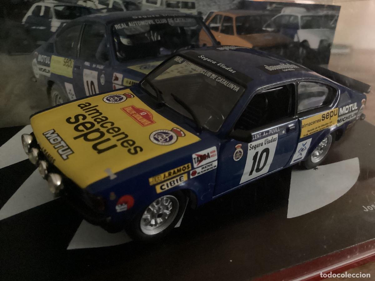 Coches a escala: MAQUETA COCHE METAL OPEL KADETT GT/E. SALLENT - PUVILL. RALLYE CATALUNYA. 1979.