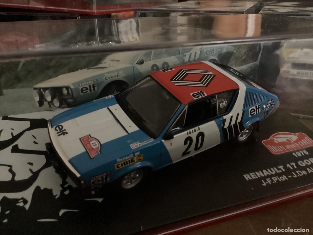 Coches a escala: MAQUETA METAL COCHE RENAULT 17 GORDINI. PLOT / ALEXANDRIS. RALLYE MONTECARLO 1975.